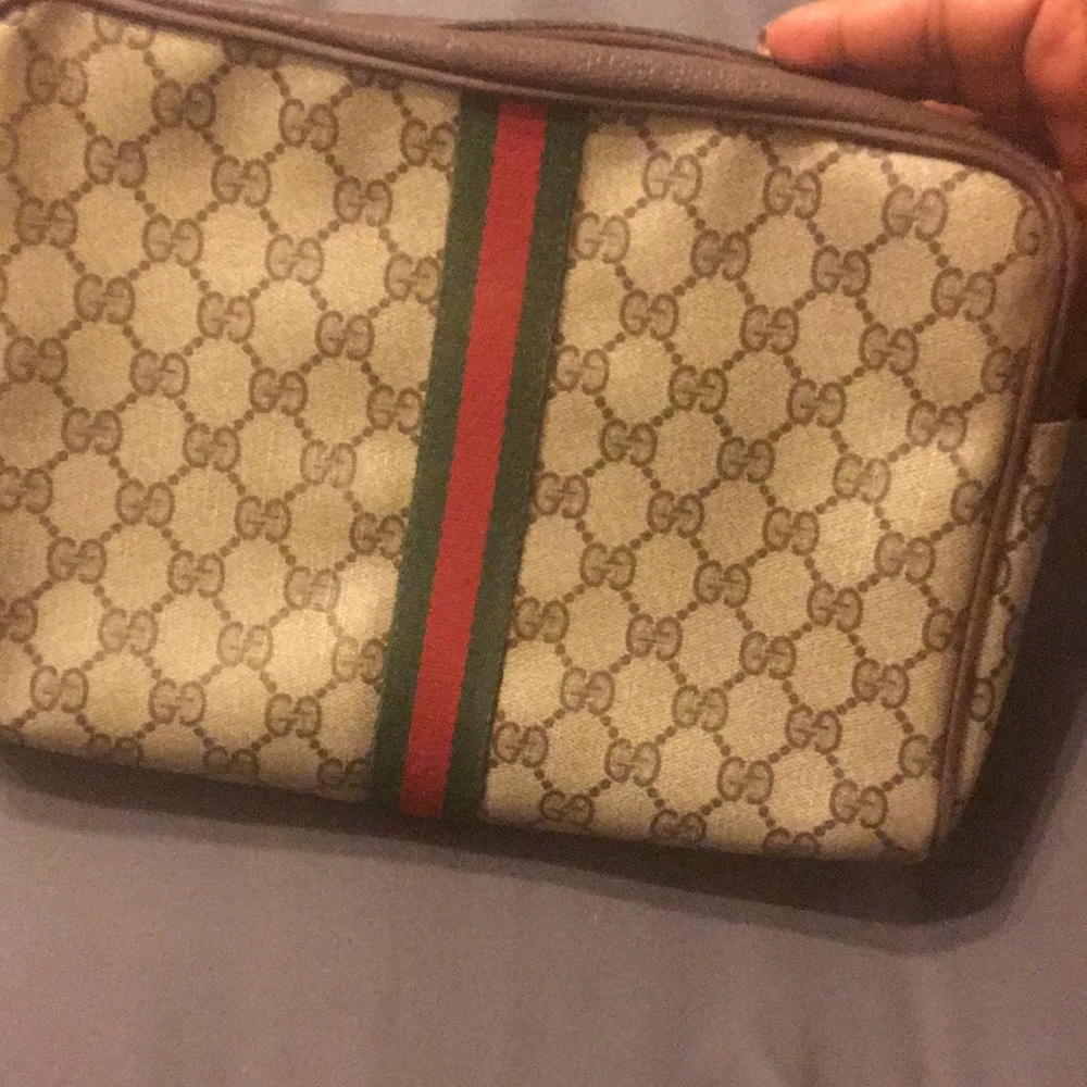 Gucci vintage clutch/camera bag.